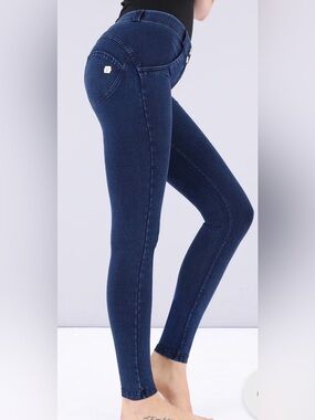 Freddy WR.UP Skinny Jeans in Dark Jersey Denim Size 6